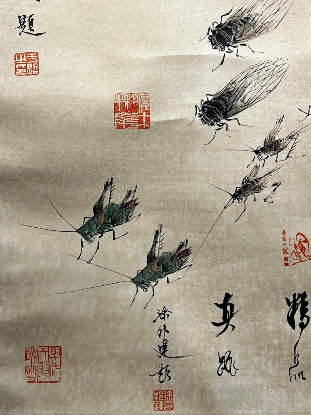 Chinese scroll painting Qi Baishi