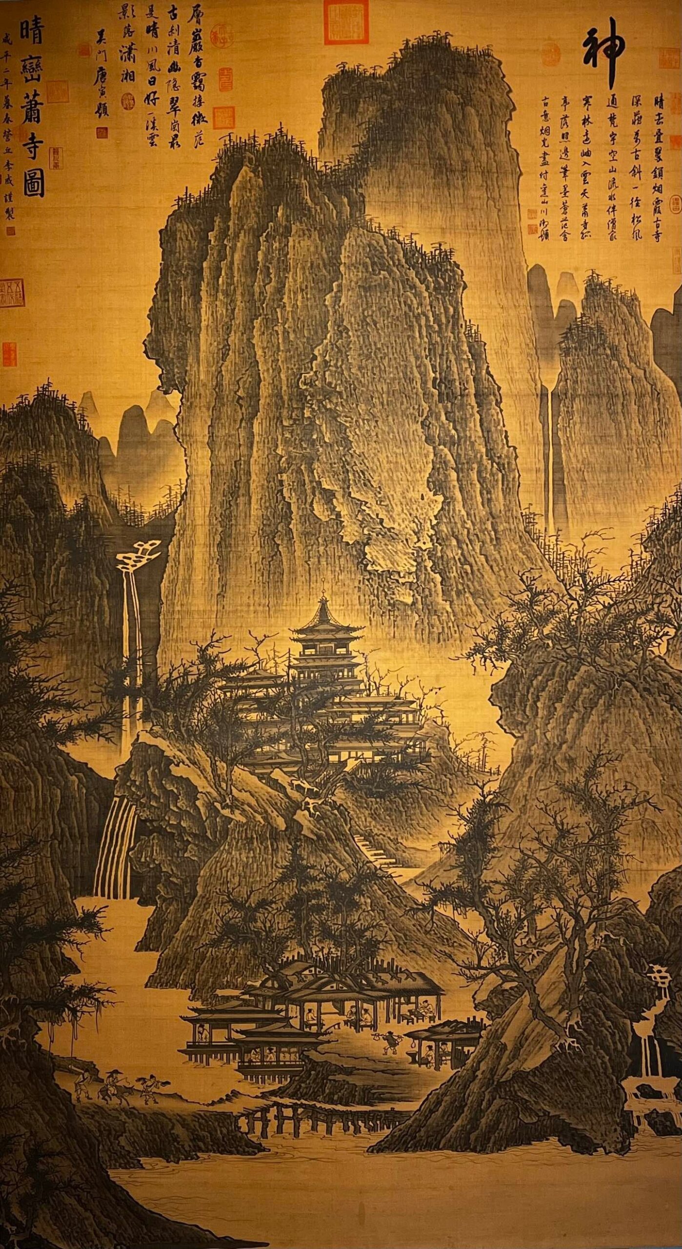Chinese scroll painting Qi Baishi