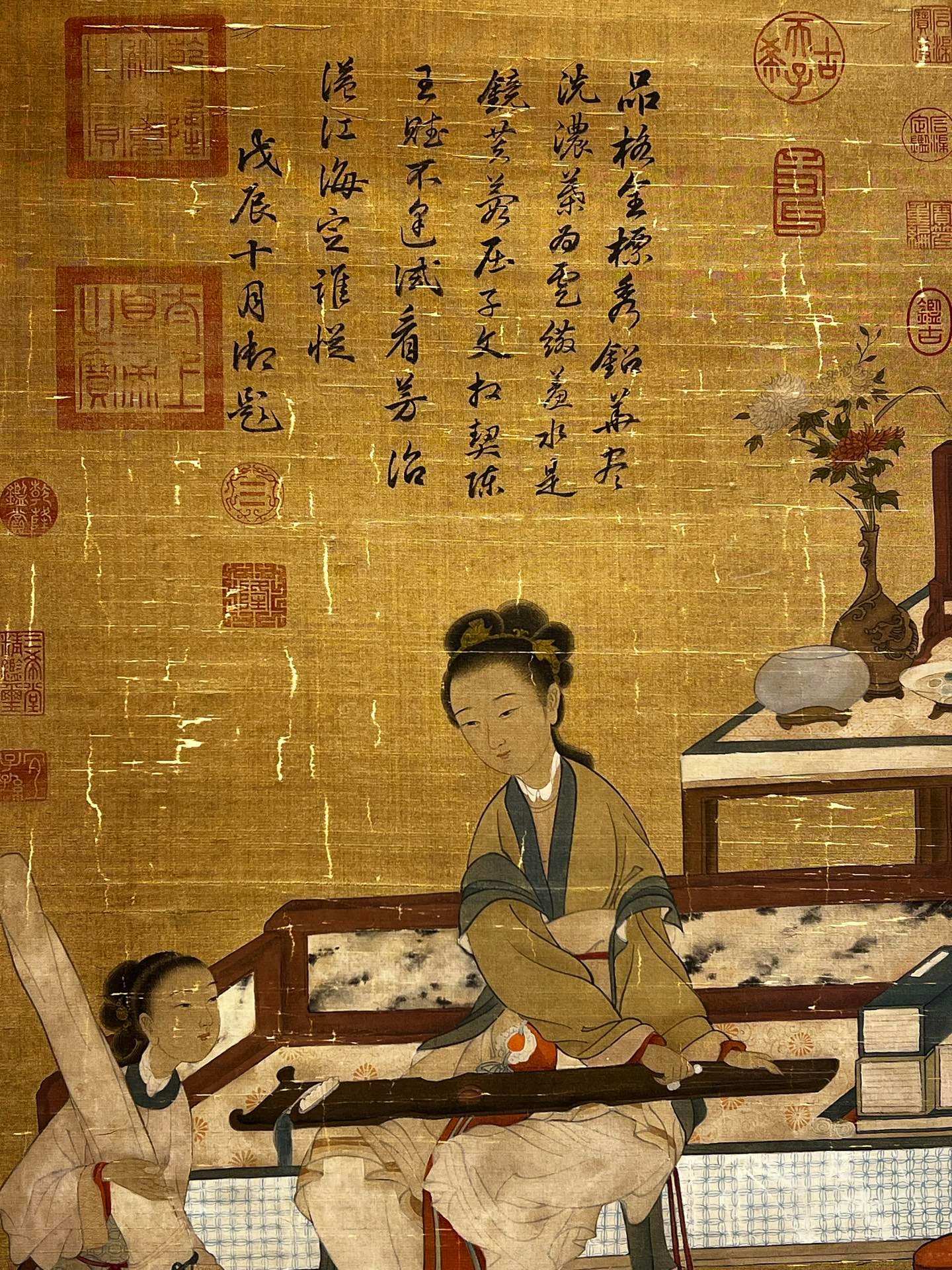 Chinese scroll painting Qiu Ying