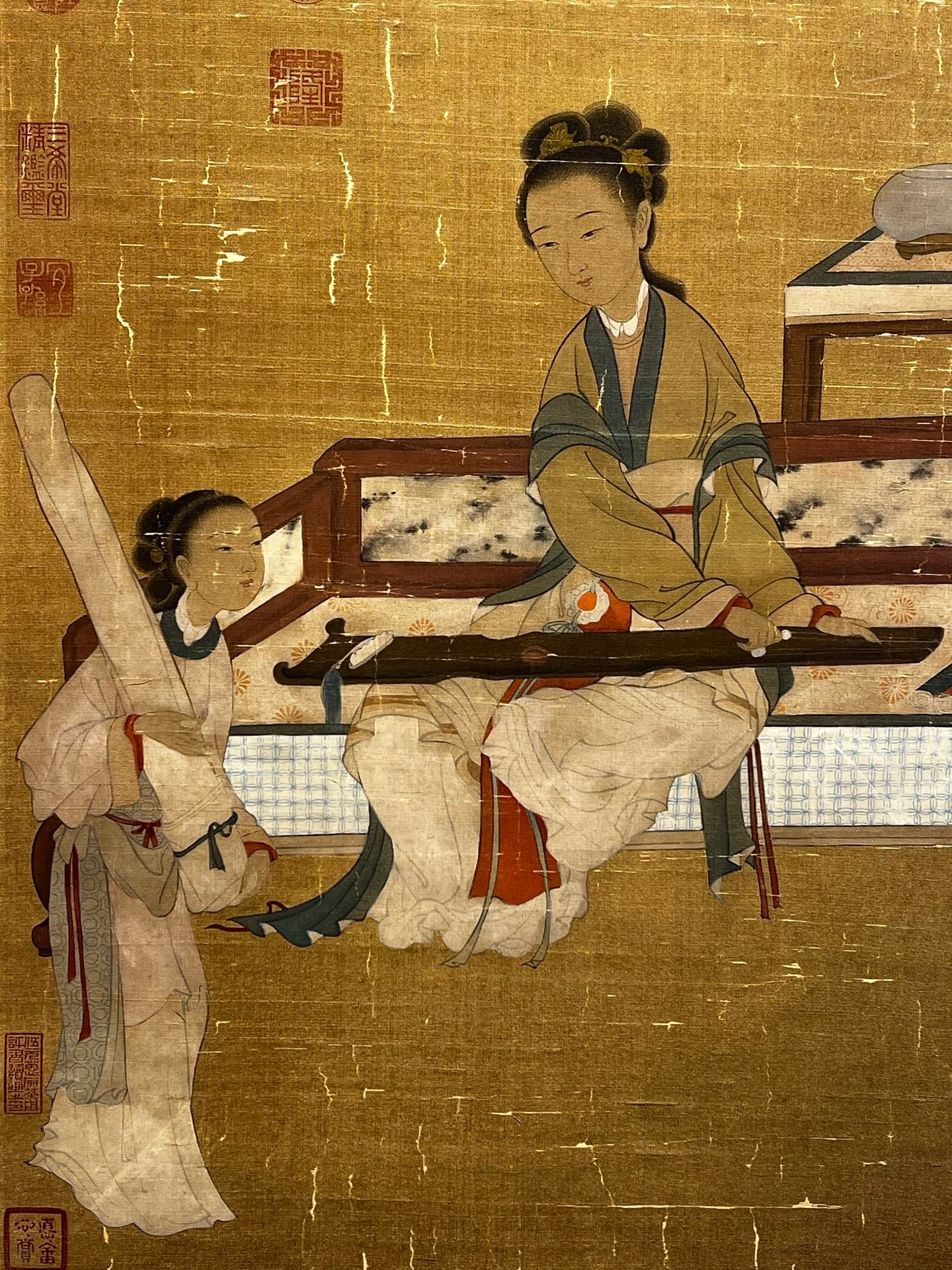 Chinese scroll painting Qiu Ying