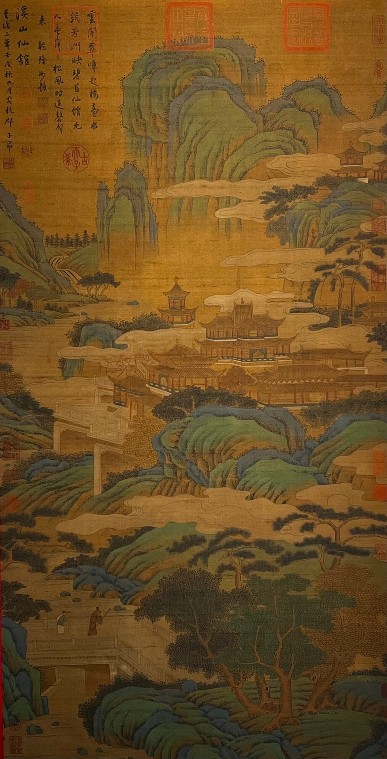 Chinese scroll painting Zhao Mengfu