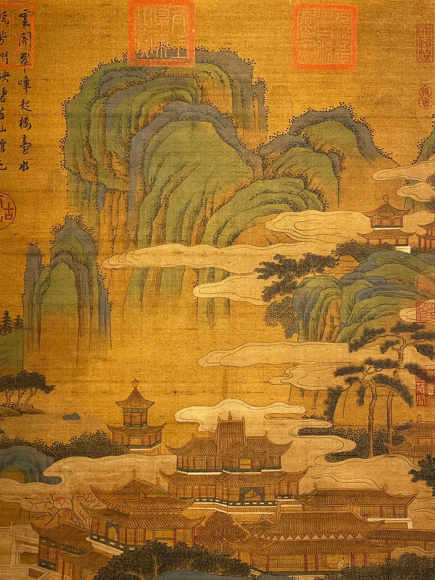 Chinese scroll painting Zhao Mengfu