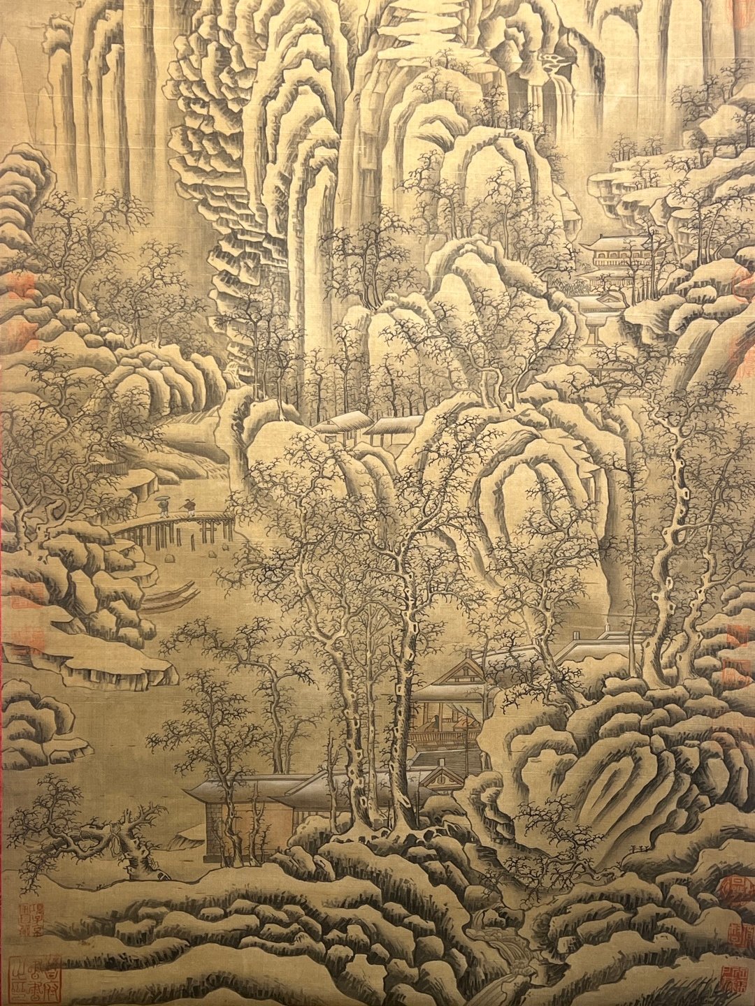 Chinese scroll painting Giant Ran