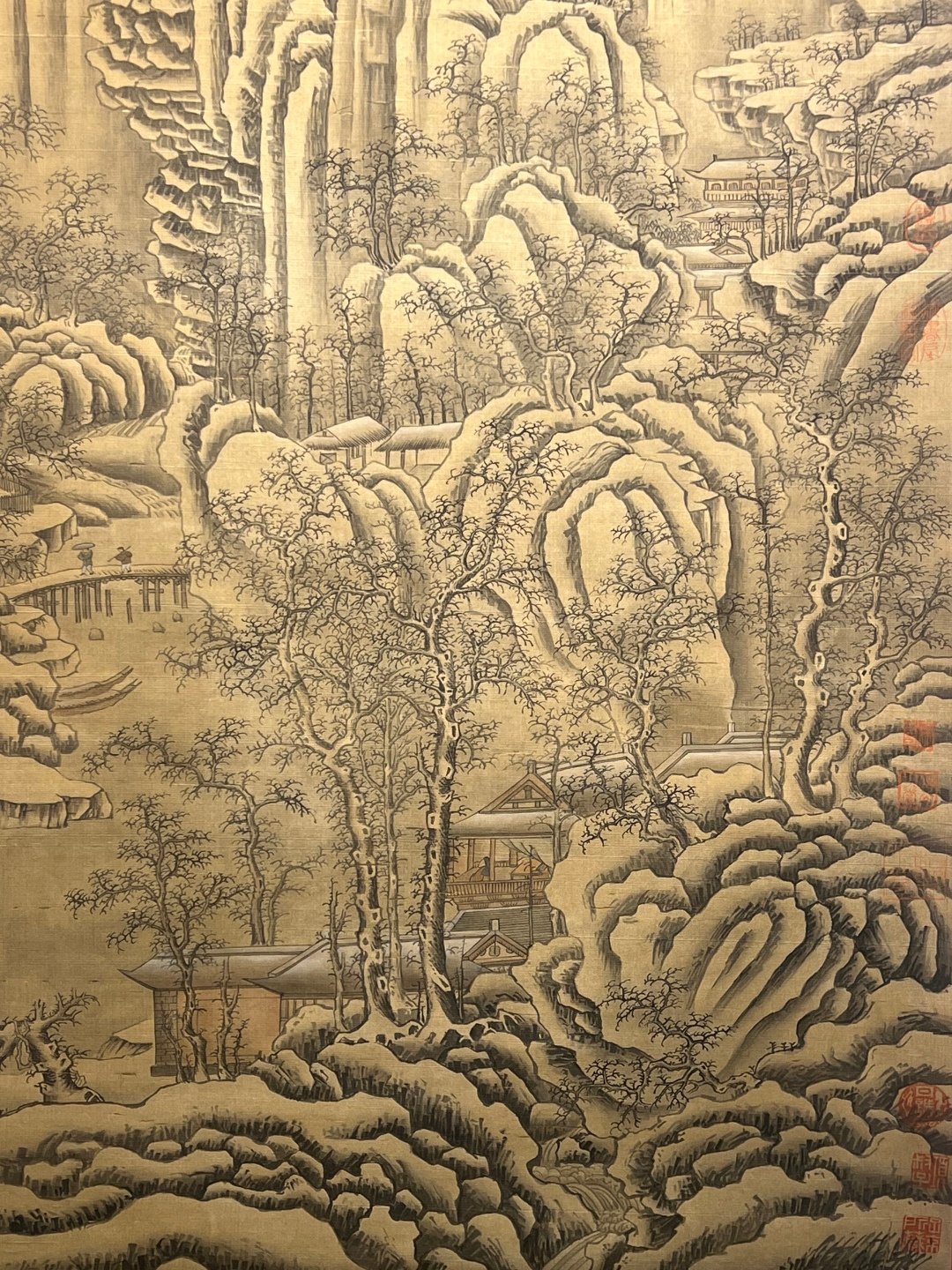 Chinese scroll painting Giant Ran
