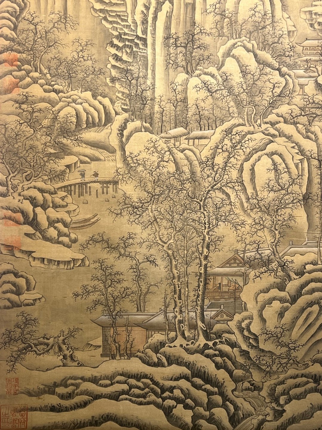 Chinese scroll painting Giant Ran