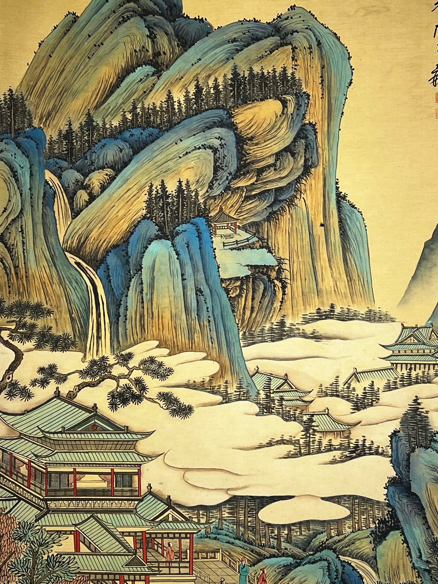 Chinese scroll painting Zhang Daqian