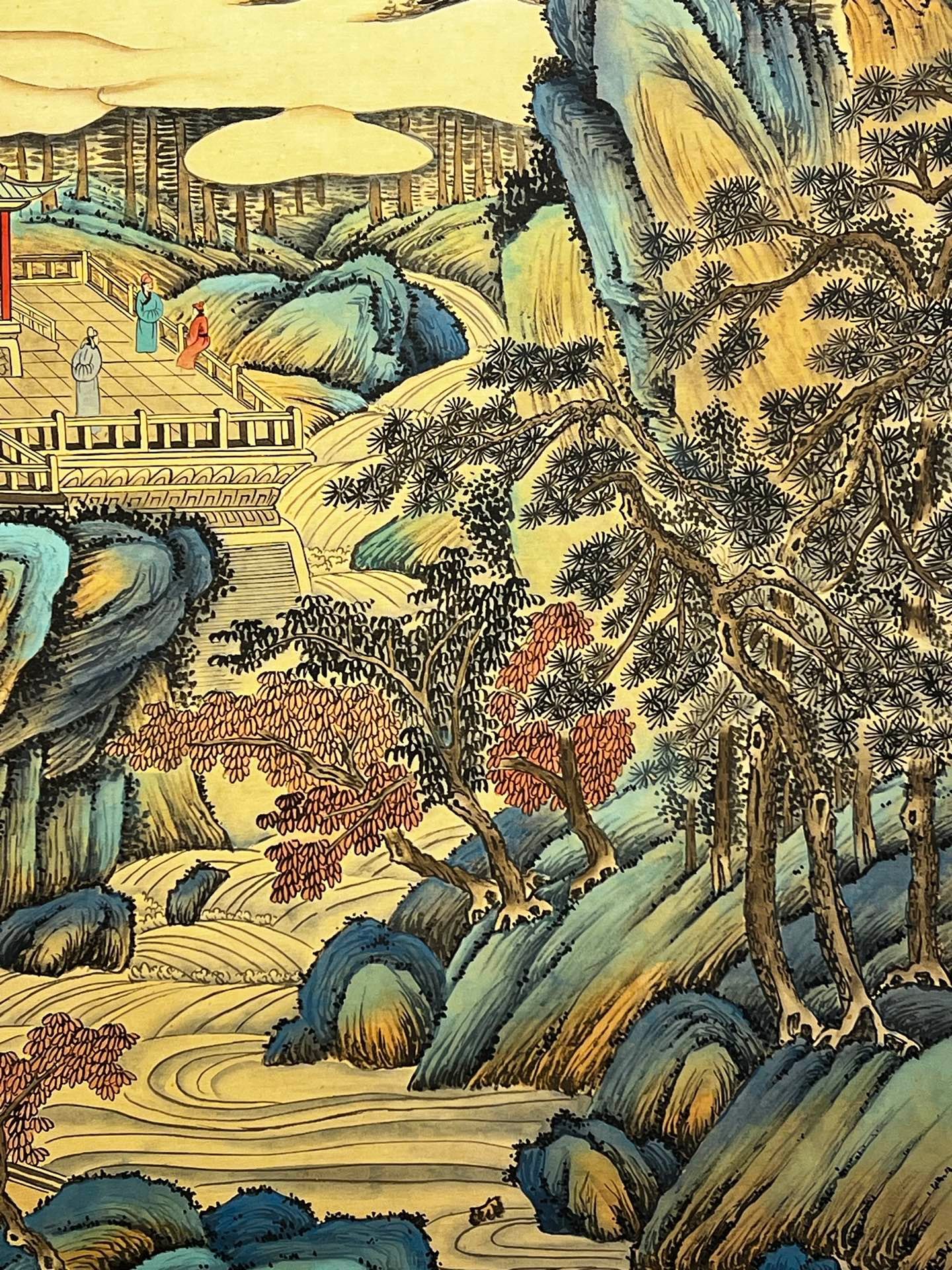 Chinese scroll painting Zhang Daqian