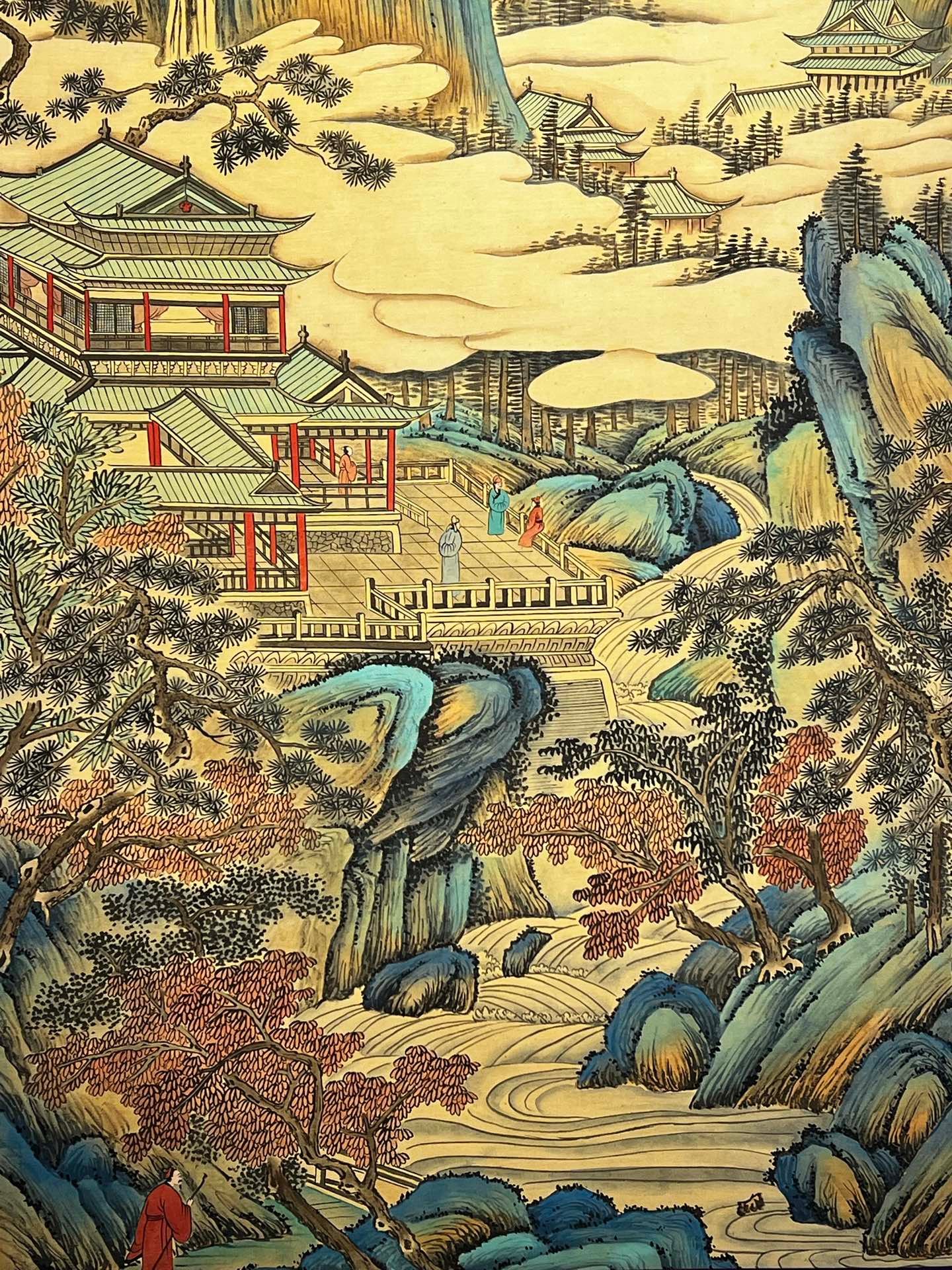 Chinese scroll painting Zhang Daqian