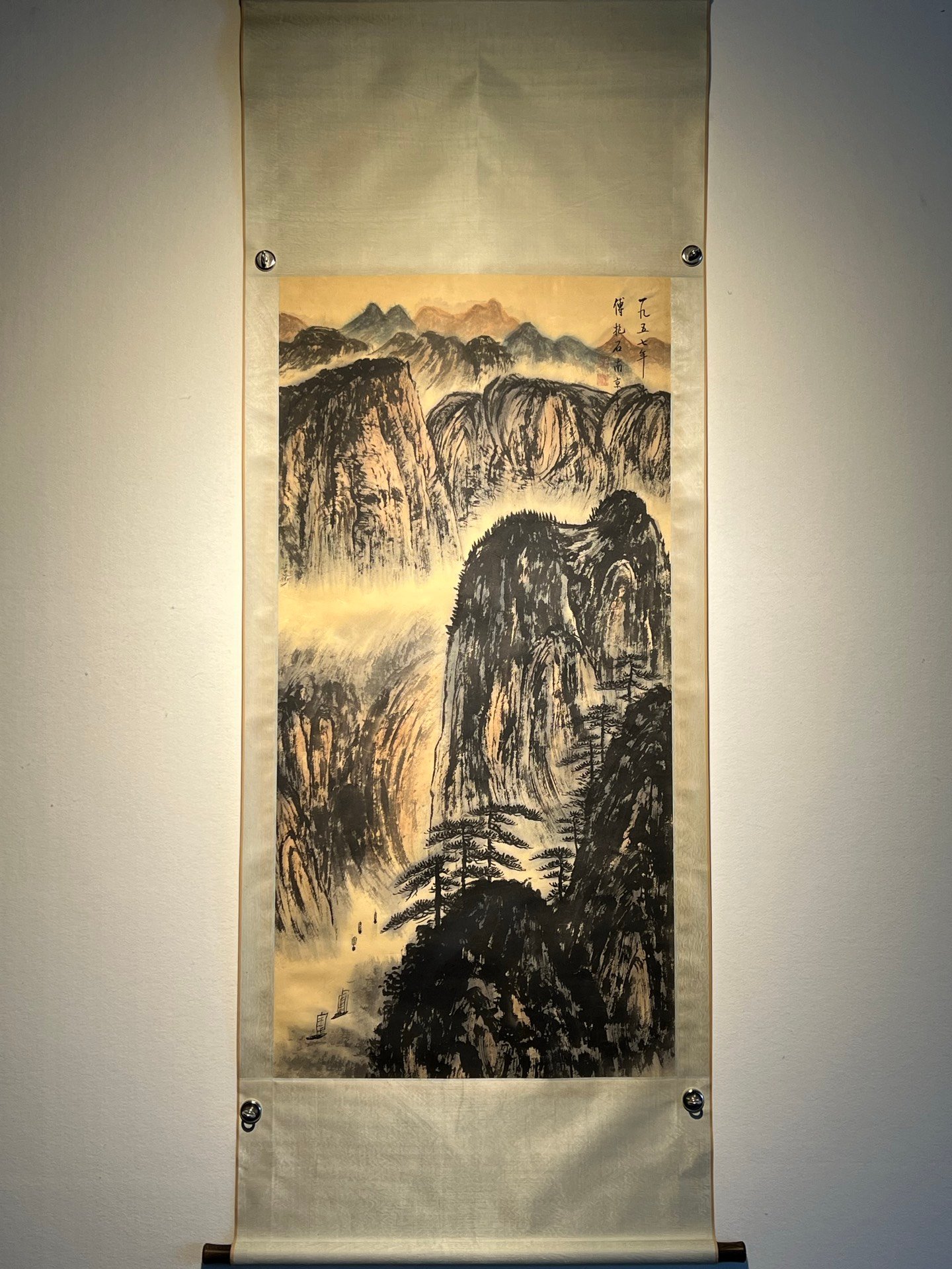 Chinese scroll painting Fu Baoshi