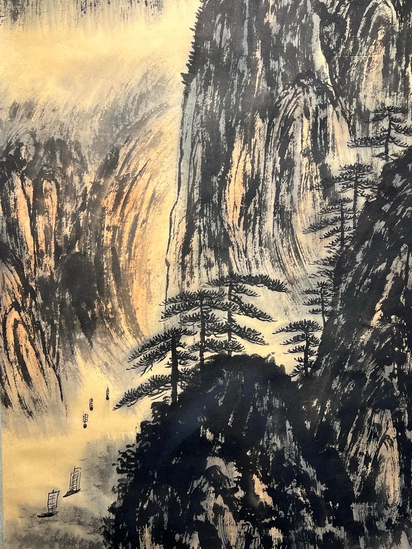 Chinese scroll painting Fu Baoshi