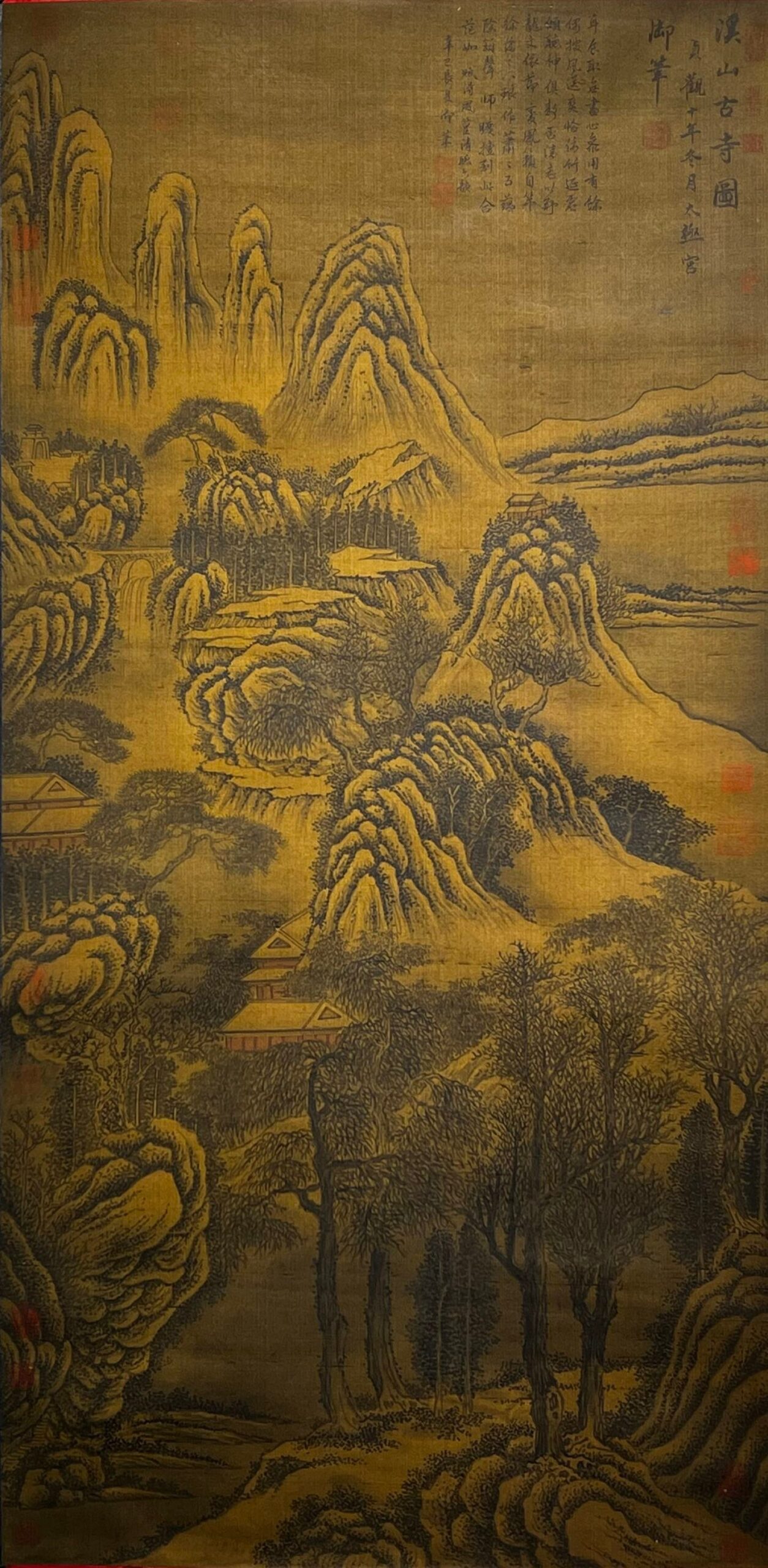 Chinese scroll painting Tang Taizong