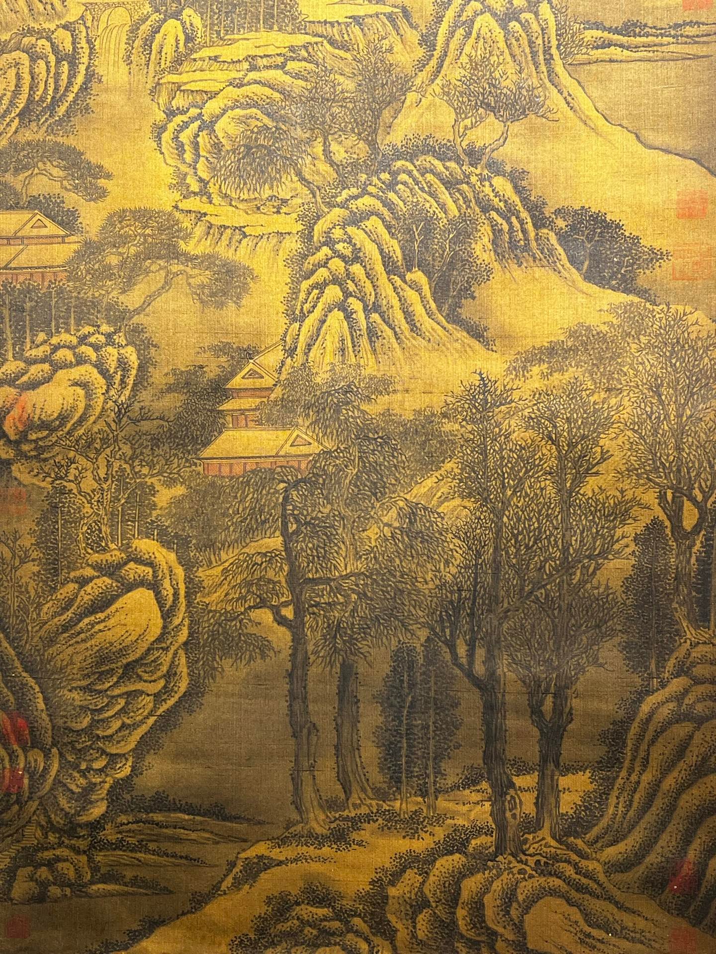 Chinese scroll painting Tang Taizong
