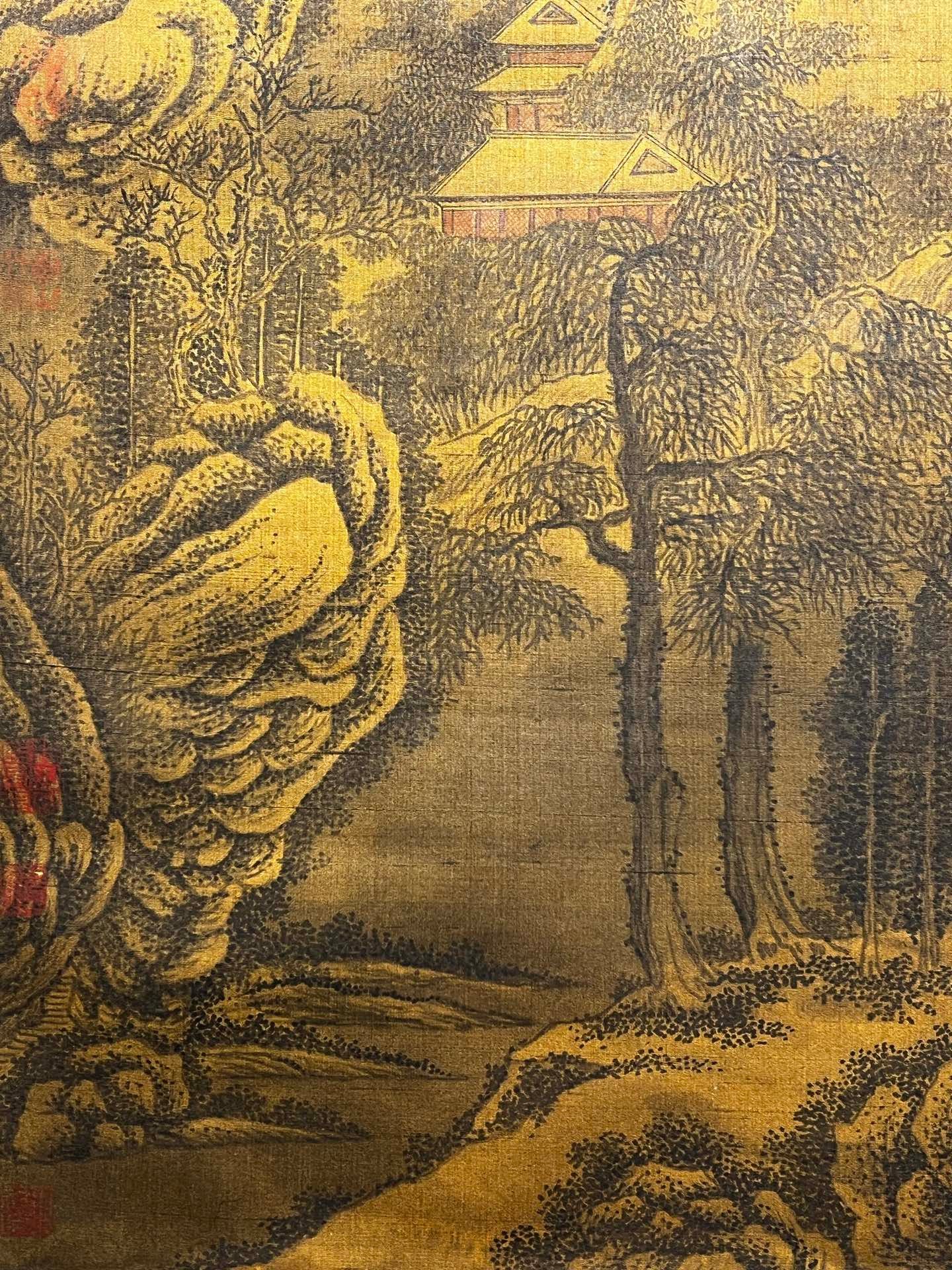 Chinese scroll painting Tang Taizong