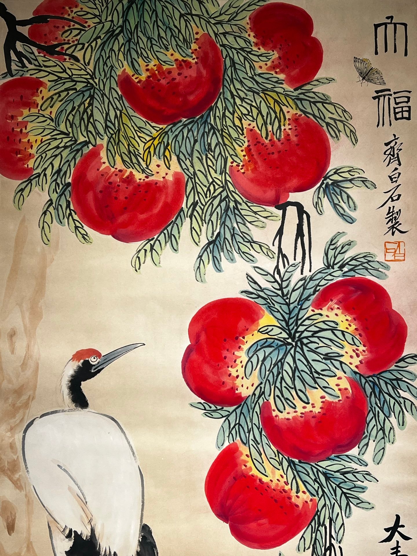 Chinese scroll painting Qi Baishi