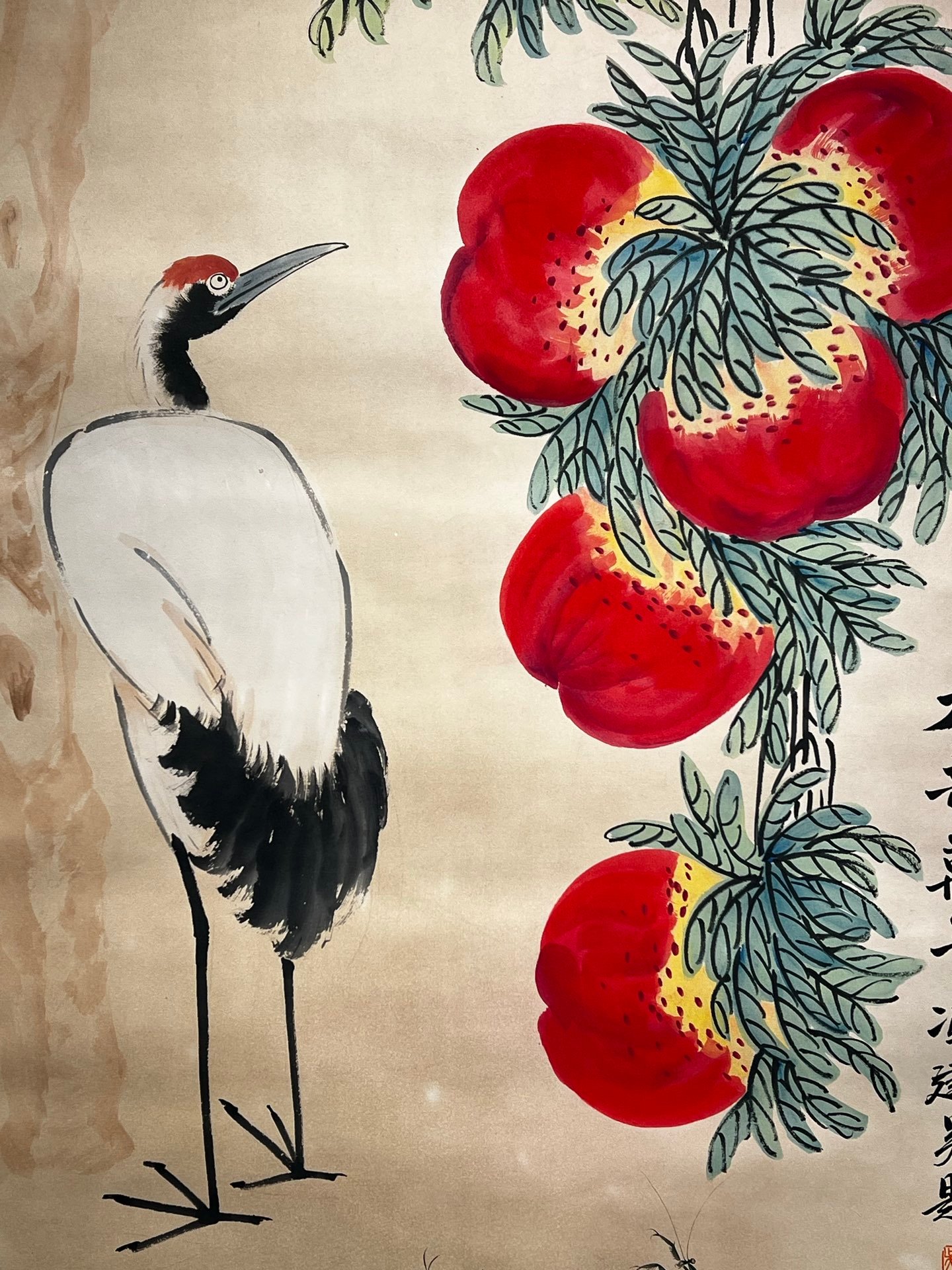 Chinese scroll painting Qi Baishi
