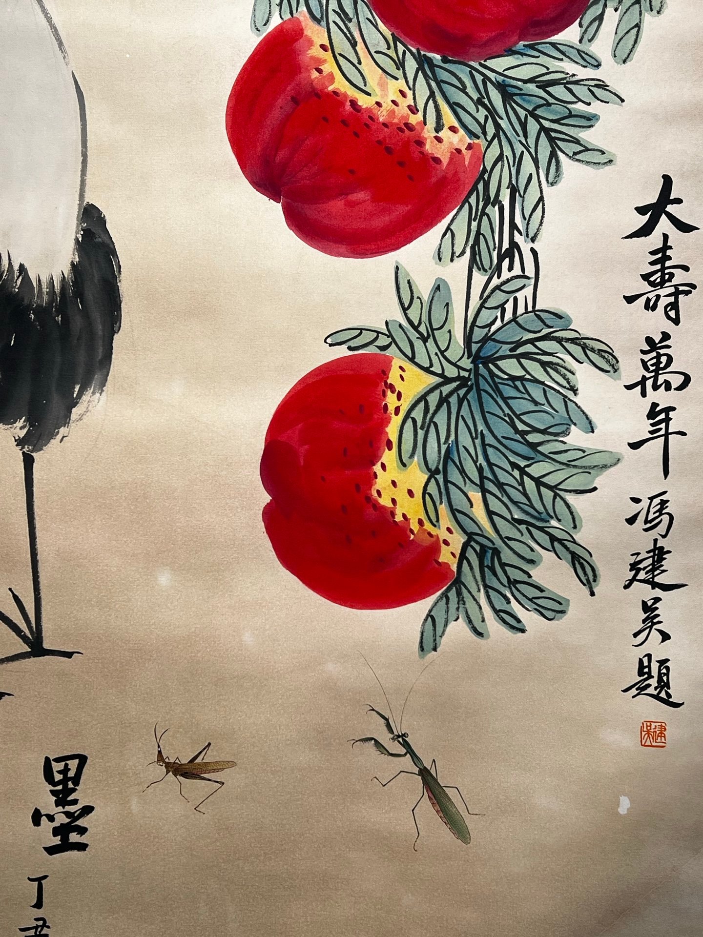 Chinese scroll painting Qi Baishi