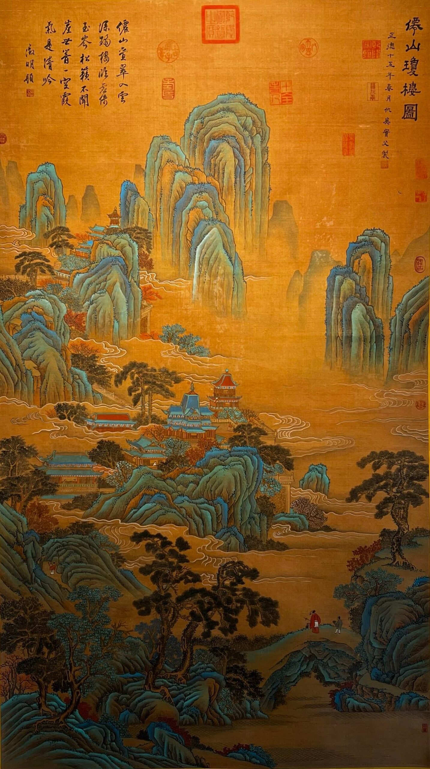 Chinese scroll painting Qiu Ying