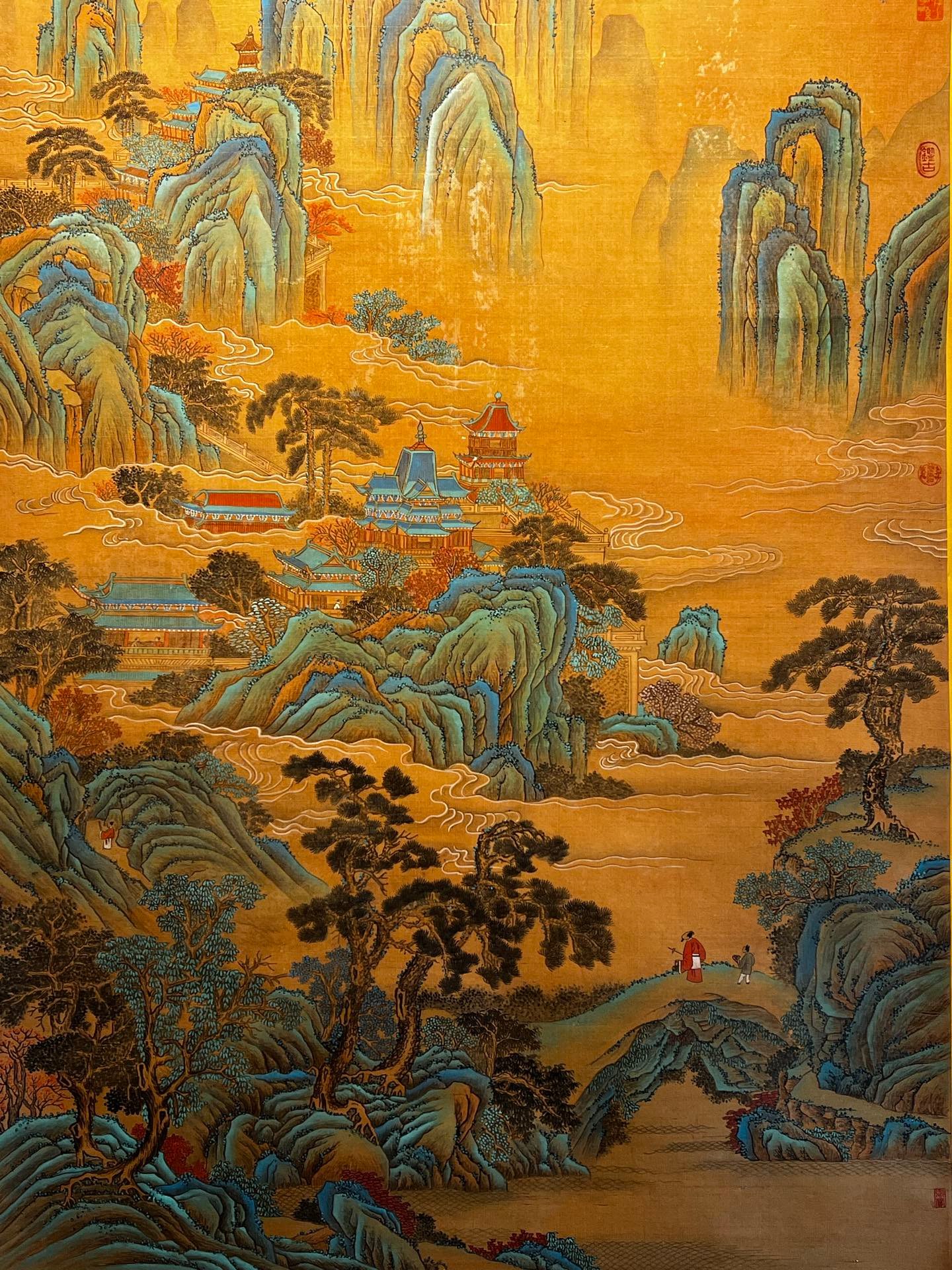 Chinese scroll painting Qiu Ying