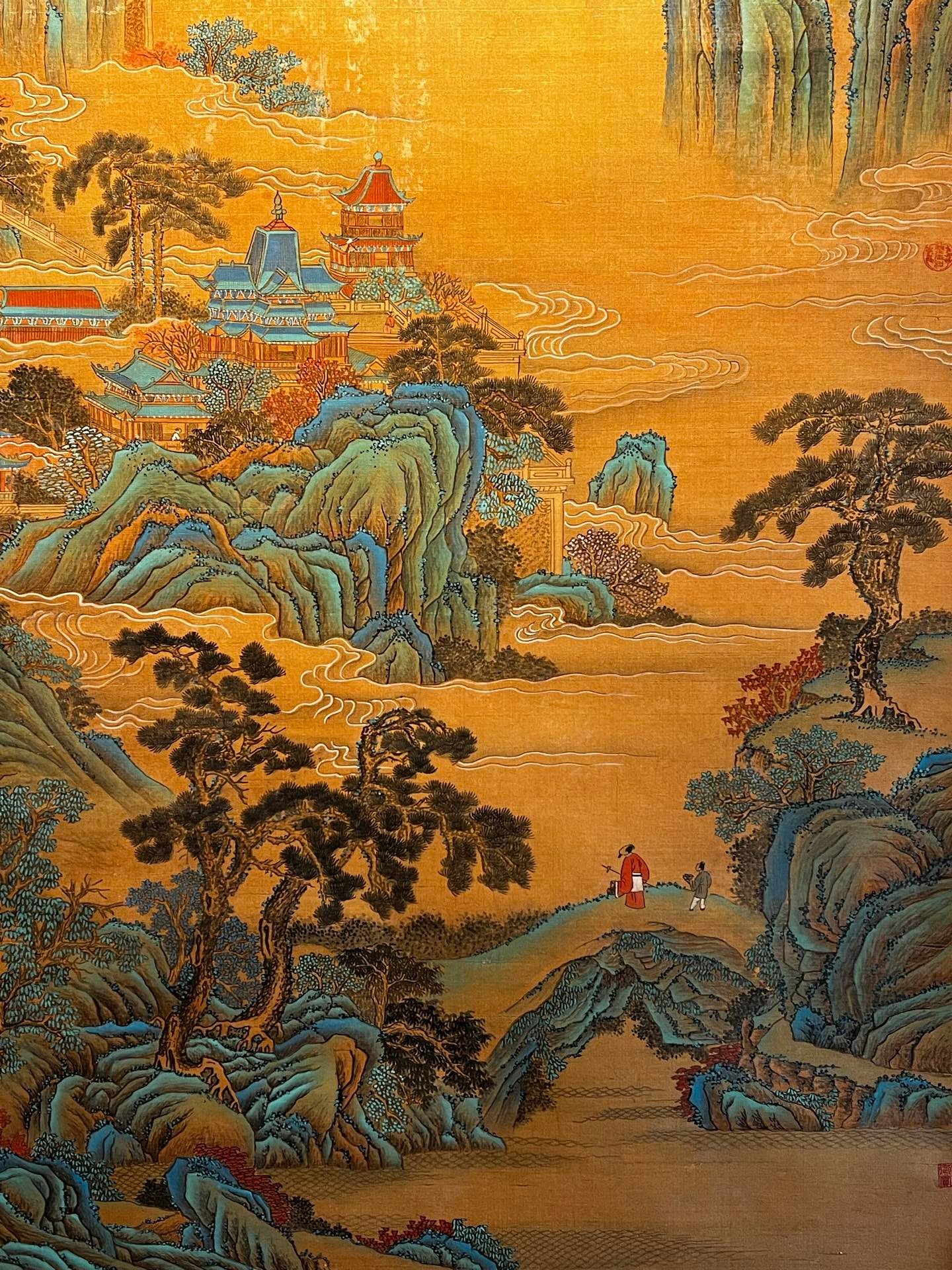Chinese scroll painting Qiu Ying