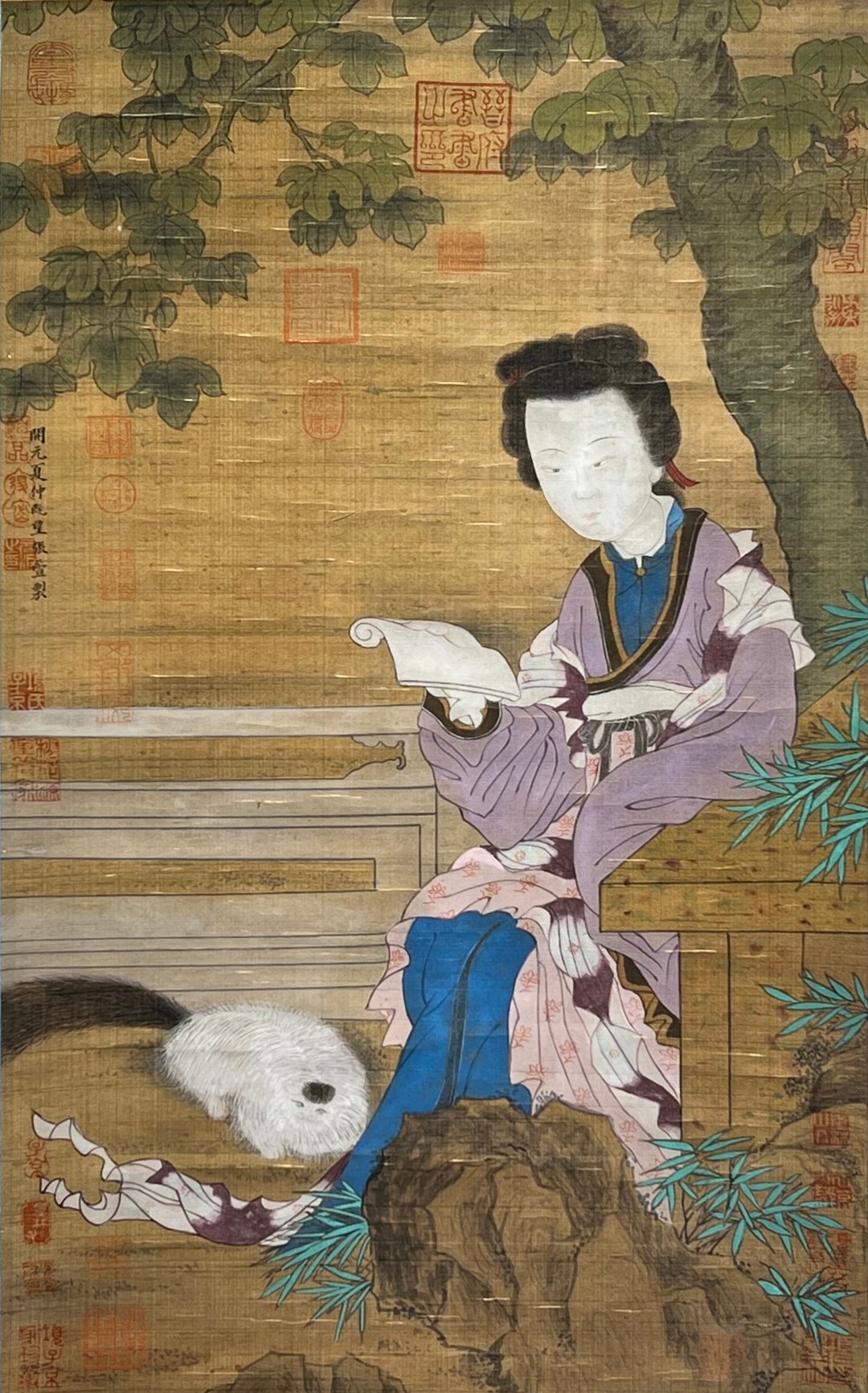 Chinese scroll painting Zhang Xuan
