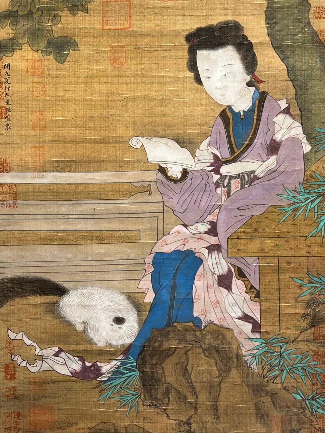 Chinese scroll painting Zhang Xuan