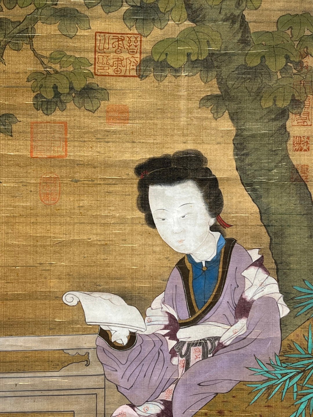 Chinese scroll painting Zhang Xuan