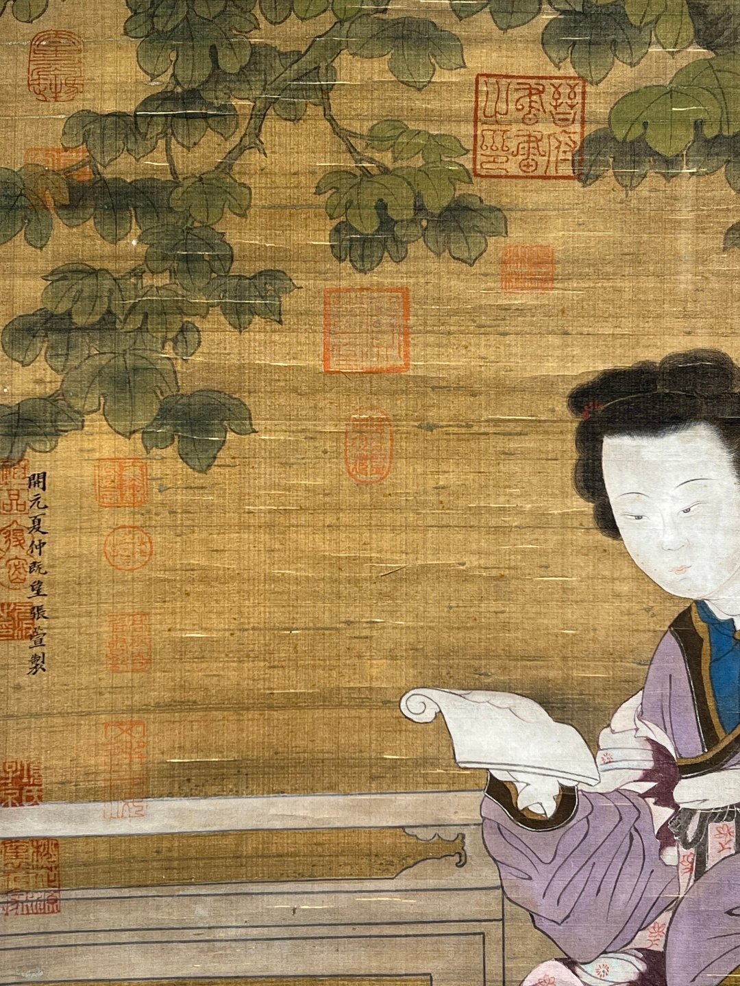 Chinese scroll painting Zhang Xuan