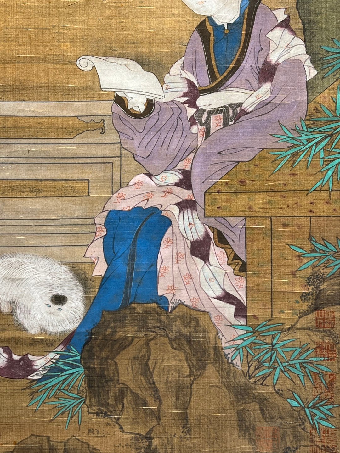 Chinese scroll painting Zhang Xuan