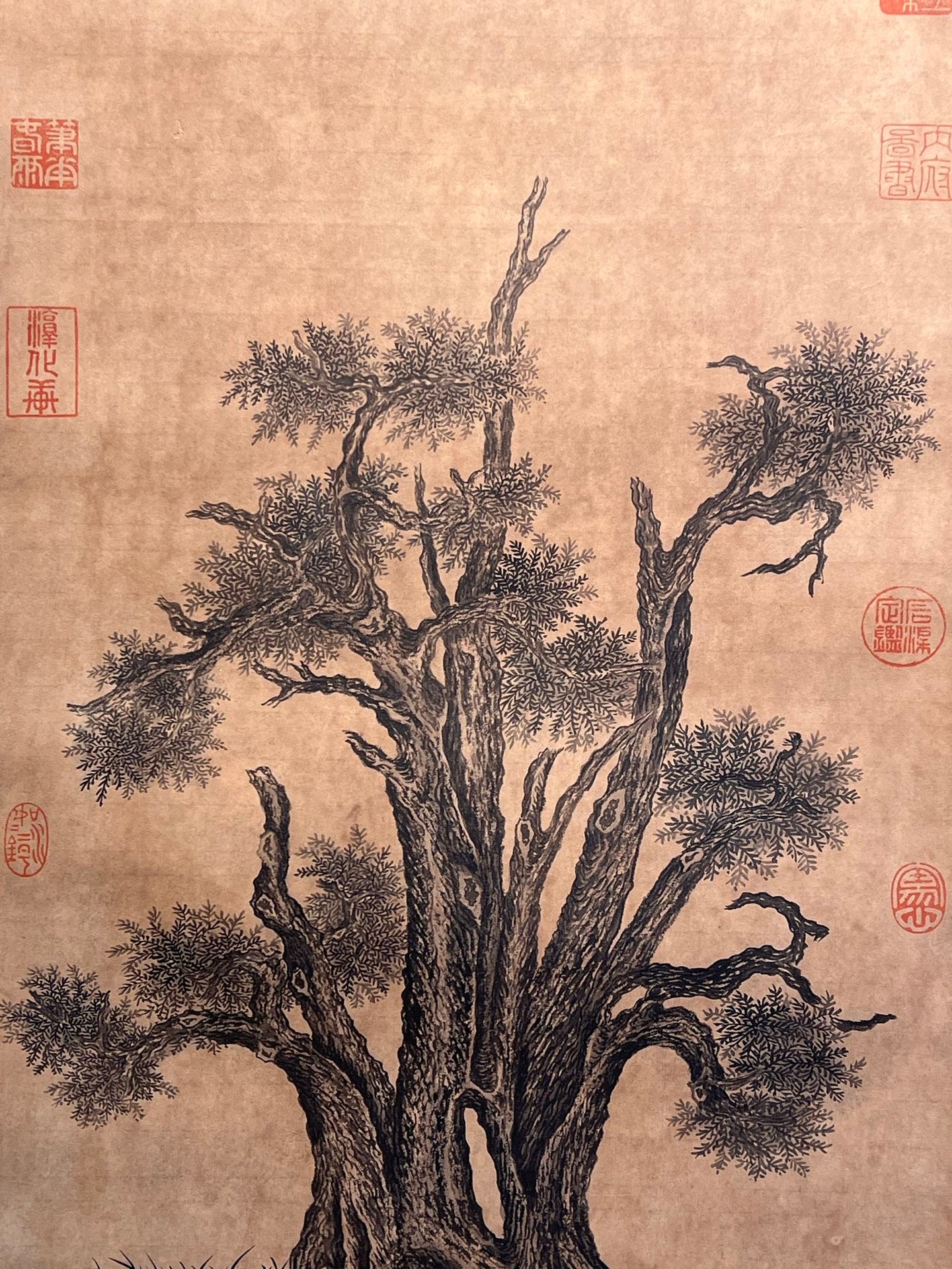 Chinese scroll painting Songyang Han Baitu