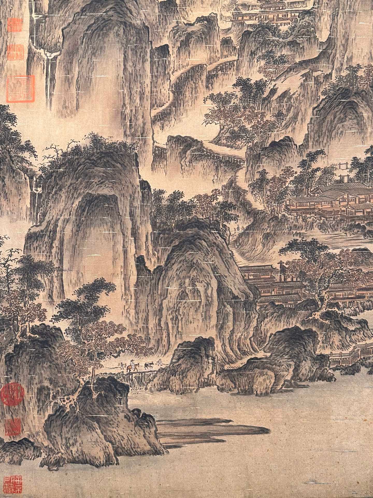 Chinese scroll painting Wang Wei