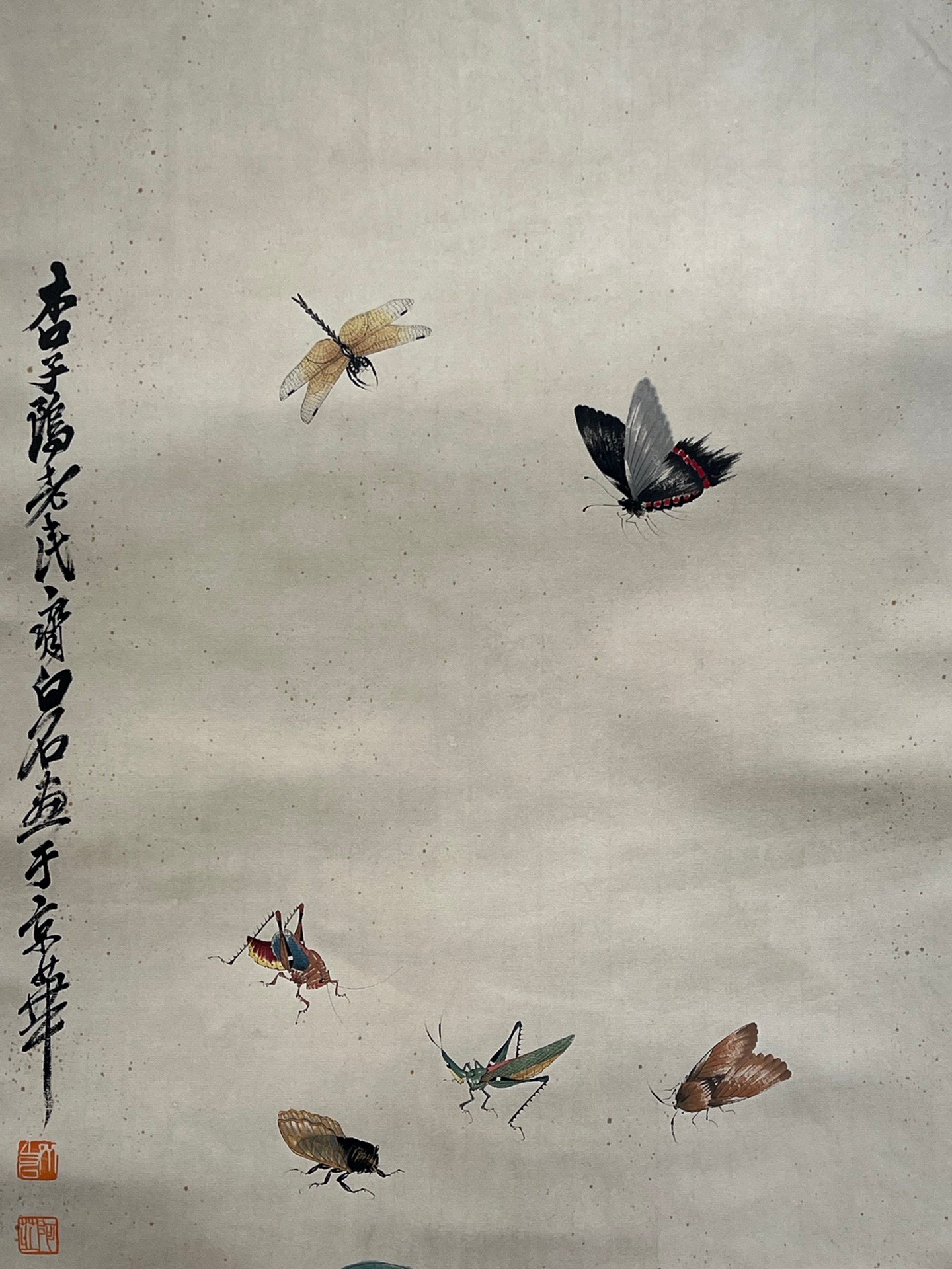 Chinese scroll painting Qi Baishi