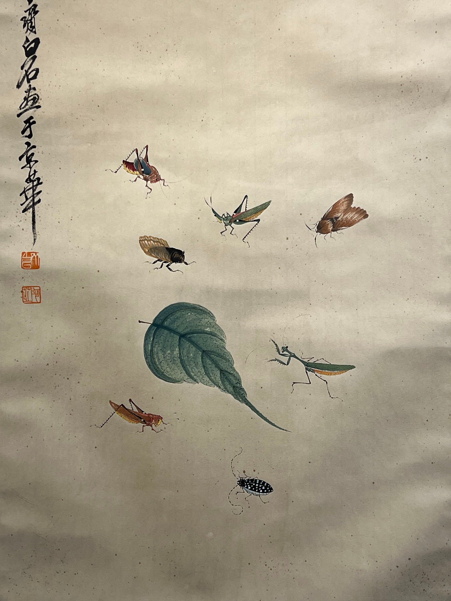 Chinese scroll painting Qi Baishi