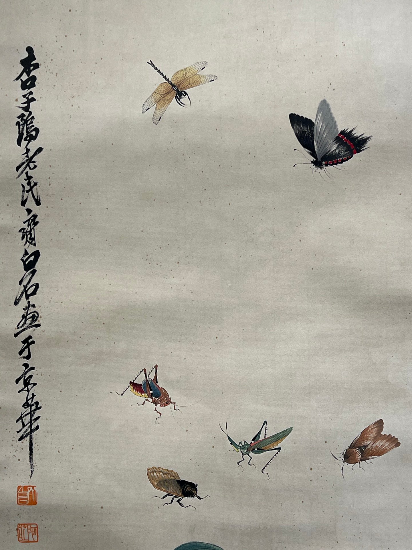 Chinese scroll painting Qi Baishi