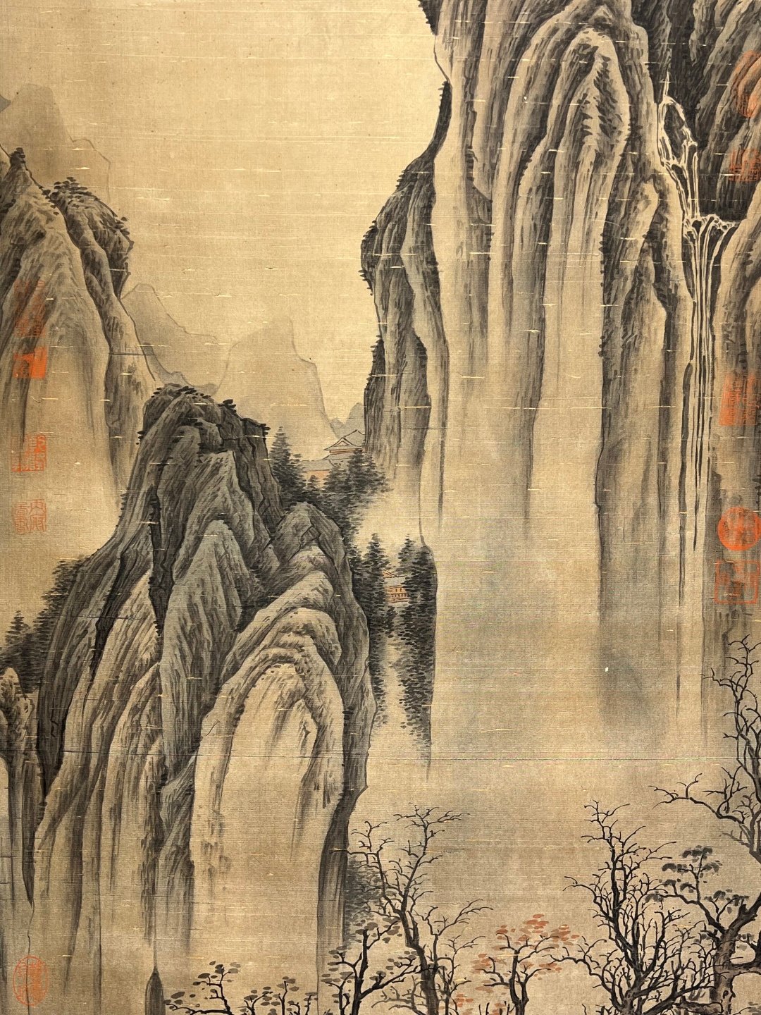 Chinese scroll painting Giant Rang