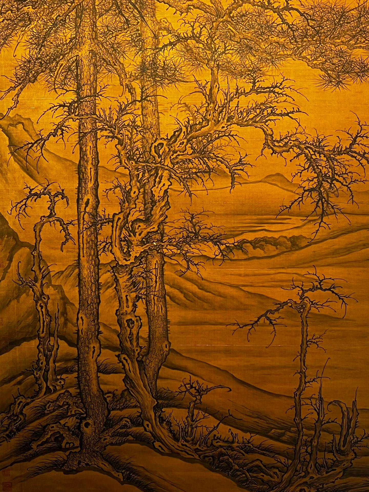 Chinese scroll painting Li Cheng