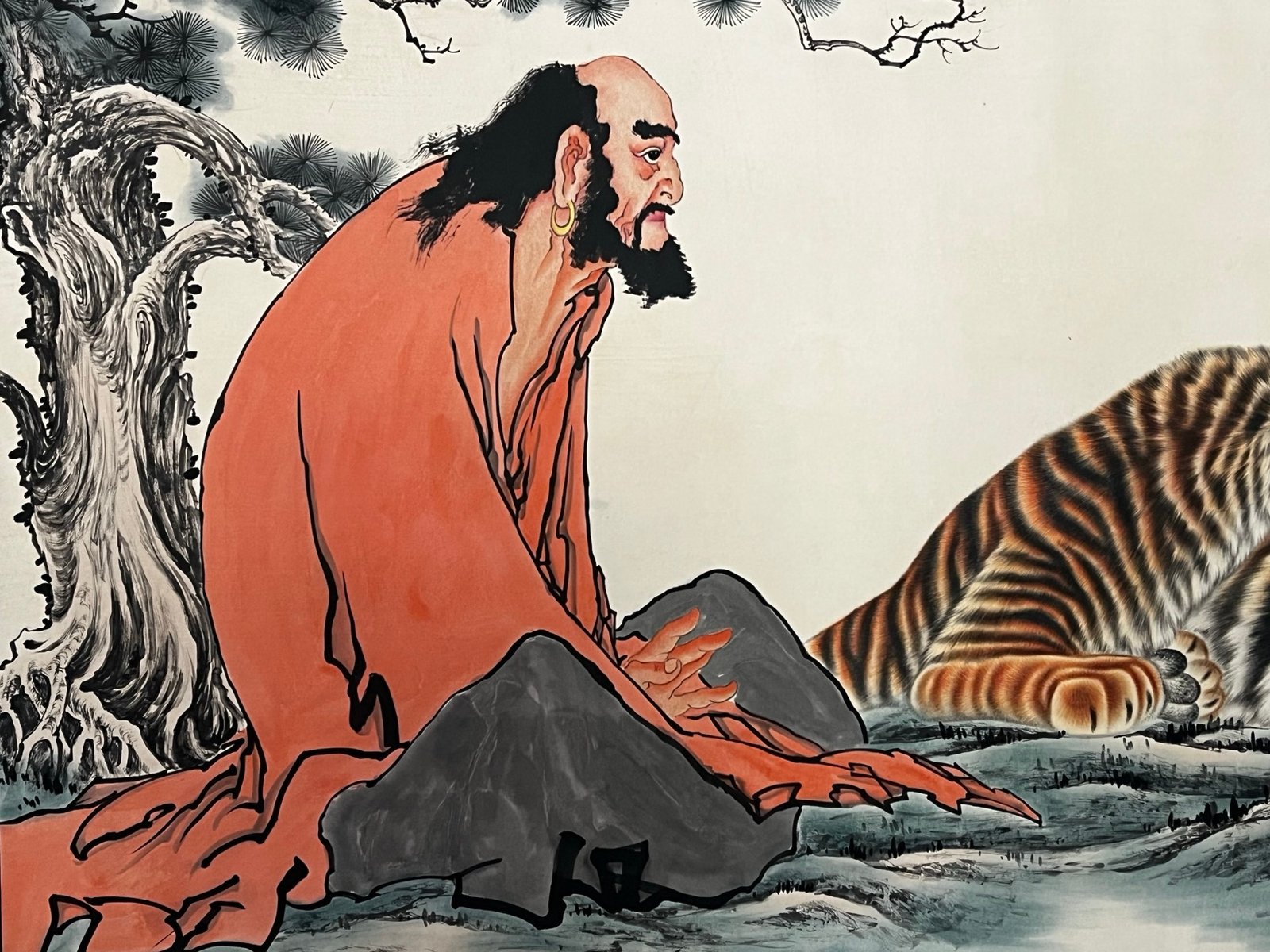 Chinese scroll painting Hu Shuang