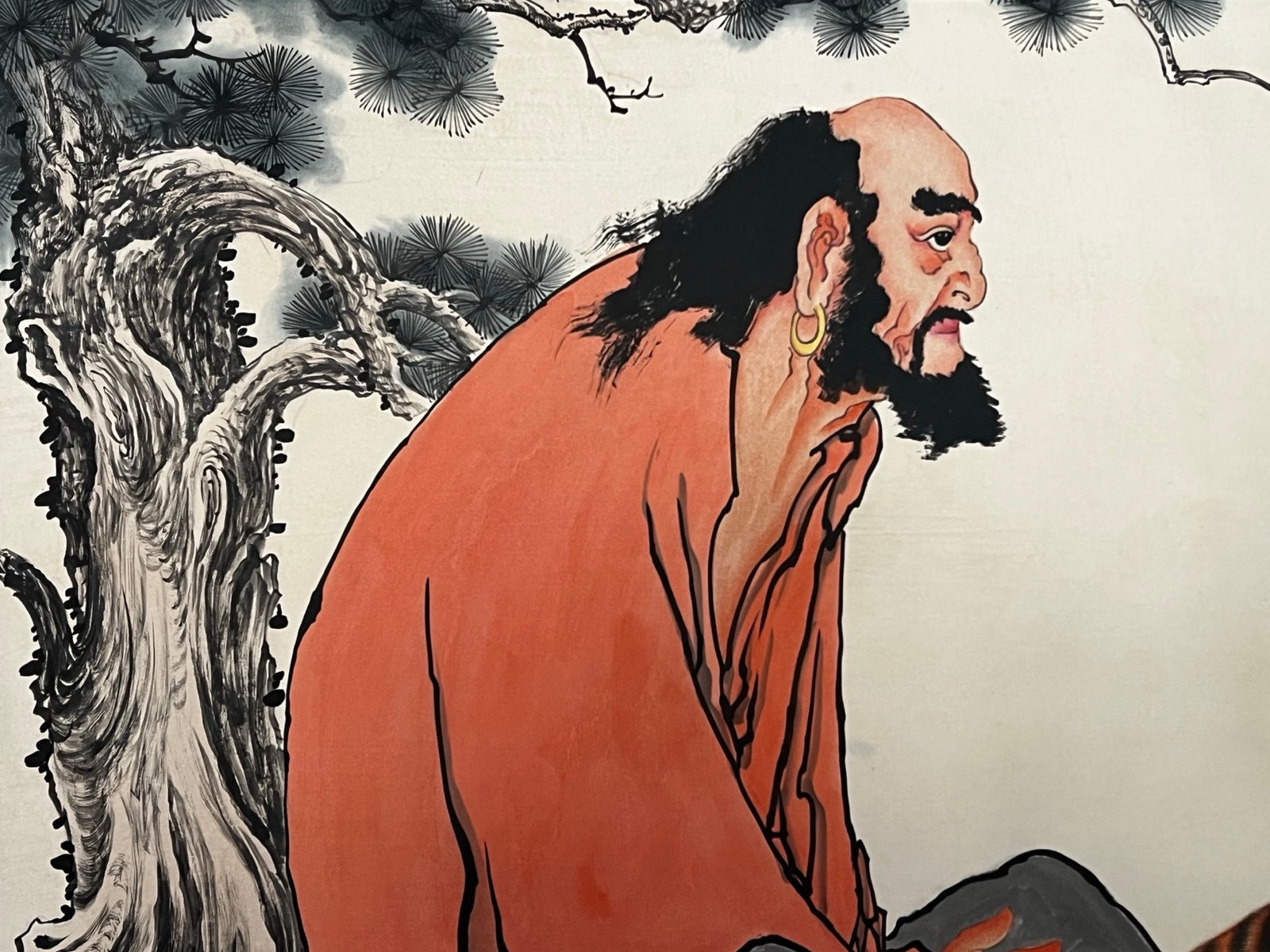 Chinese scroll painting Hu Shuang