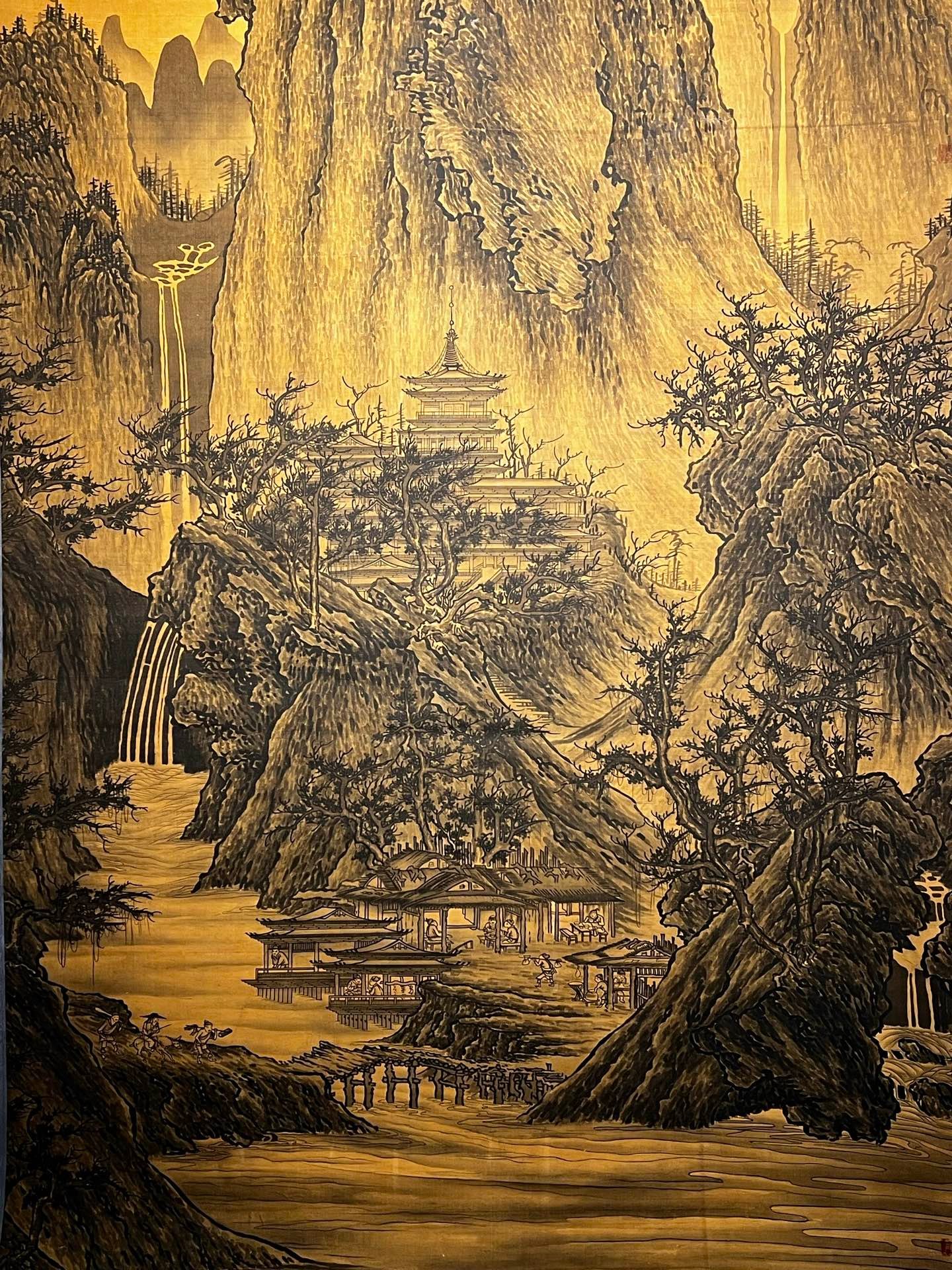 Chinese scroll painting Li Cheng