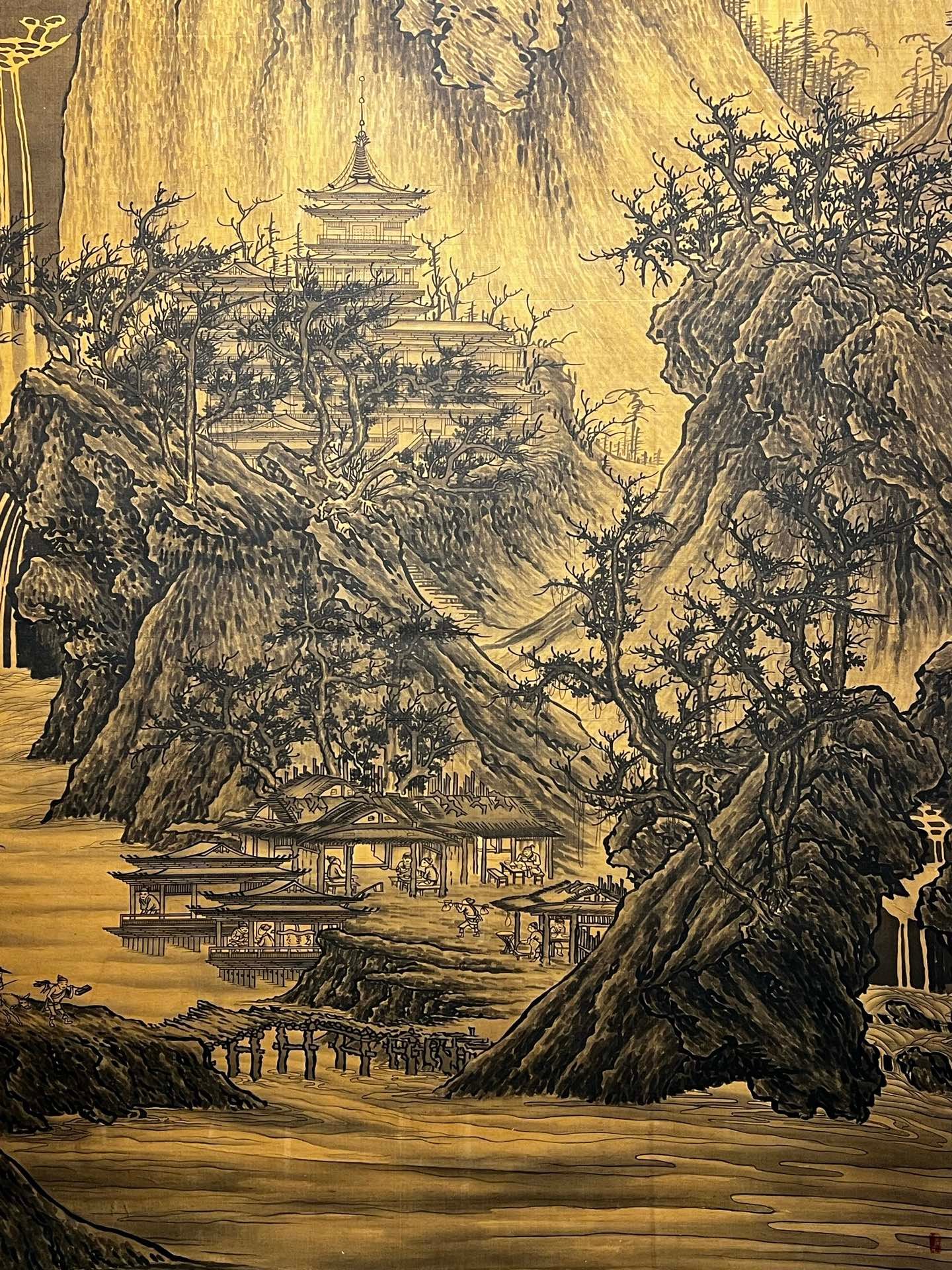 Chinese scroll painting Li Cheng