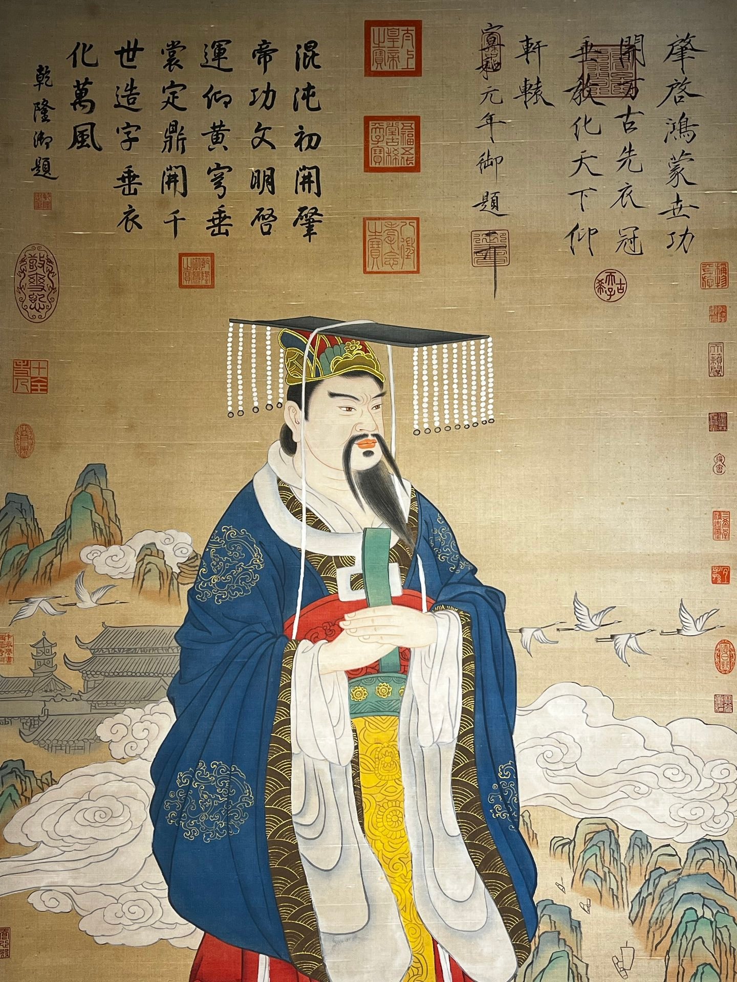 Chinese scroll painting Wu Daozi