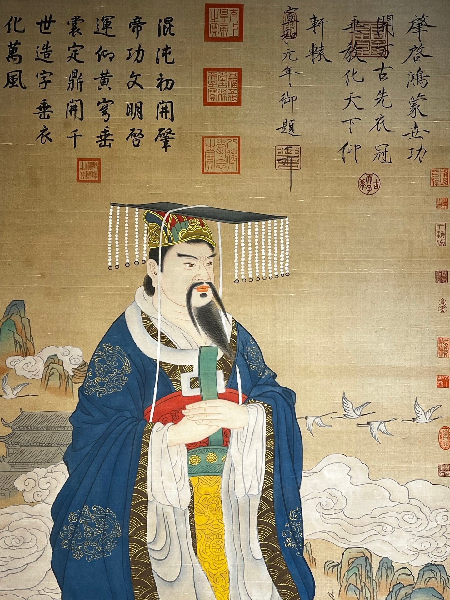 Chinese scroll painting Wu Daozi