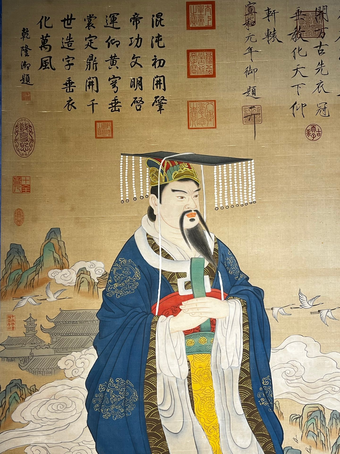 Chinese scroll painting Wu Daozi