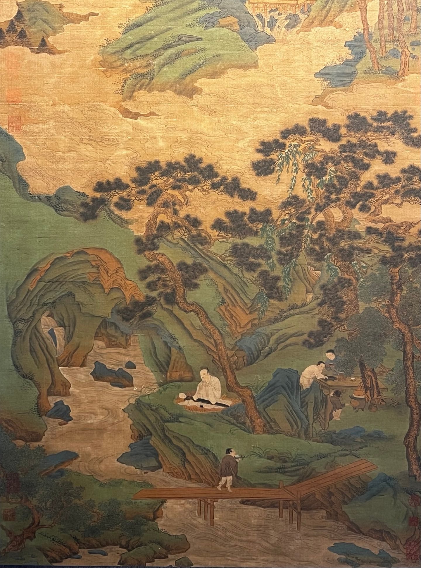 Chinese scroll painting Zhao Mengfu