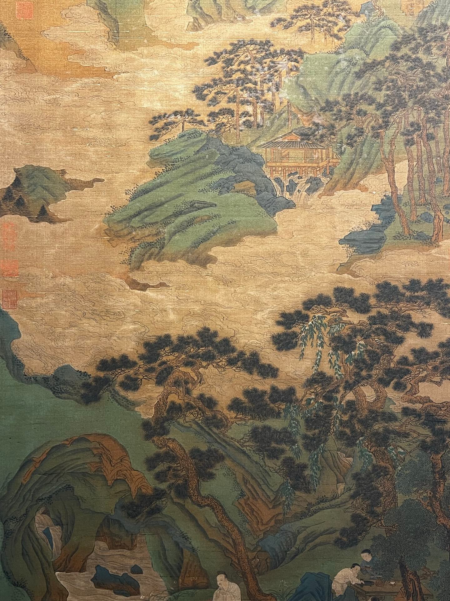 Chinese scroll painting Zhao Mengfu