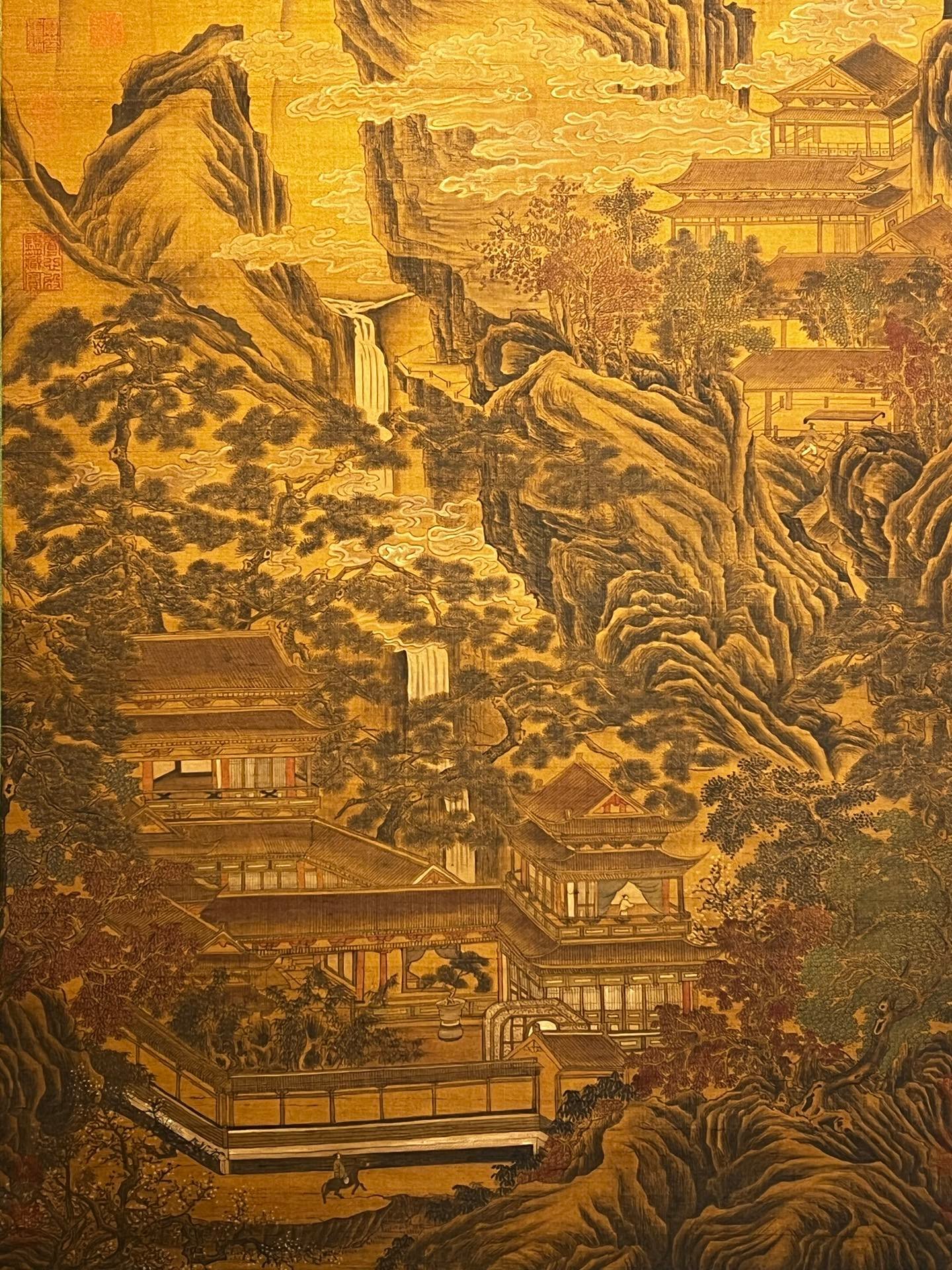 Chinese scroll painting Zhao Mengfu