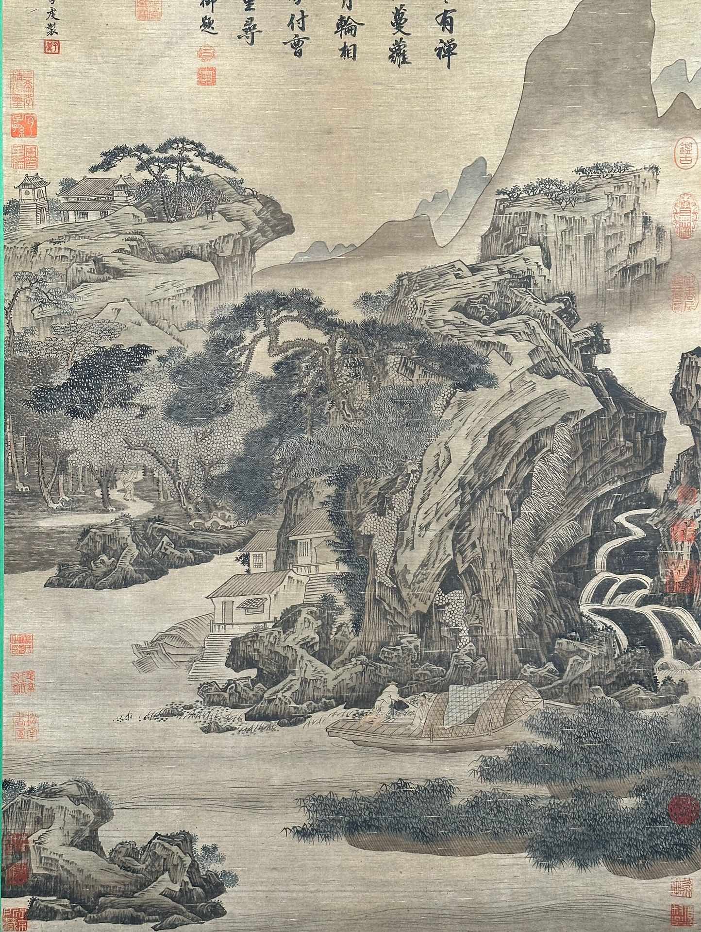 Chinese scroll painting Zhan Ziqian