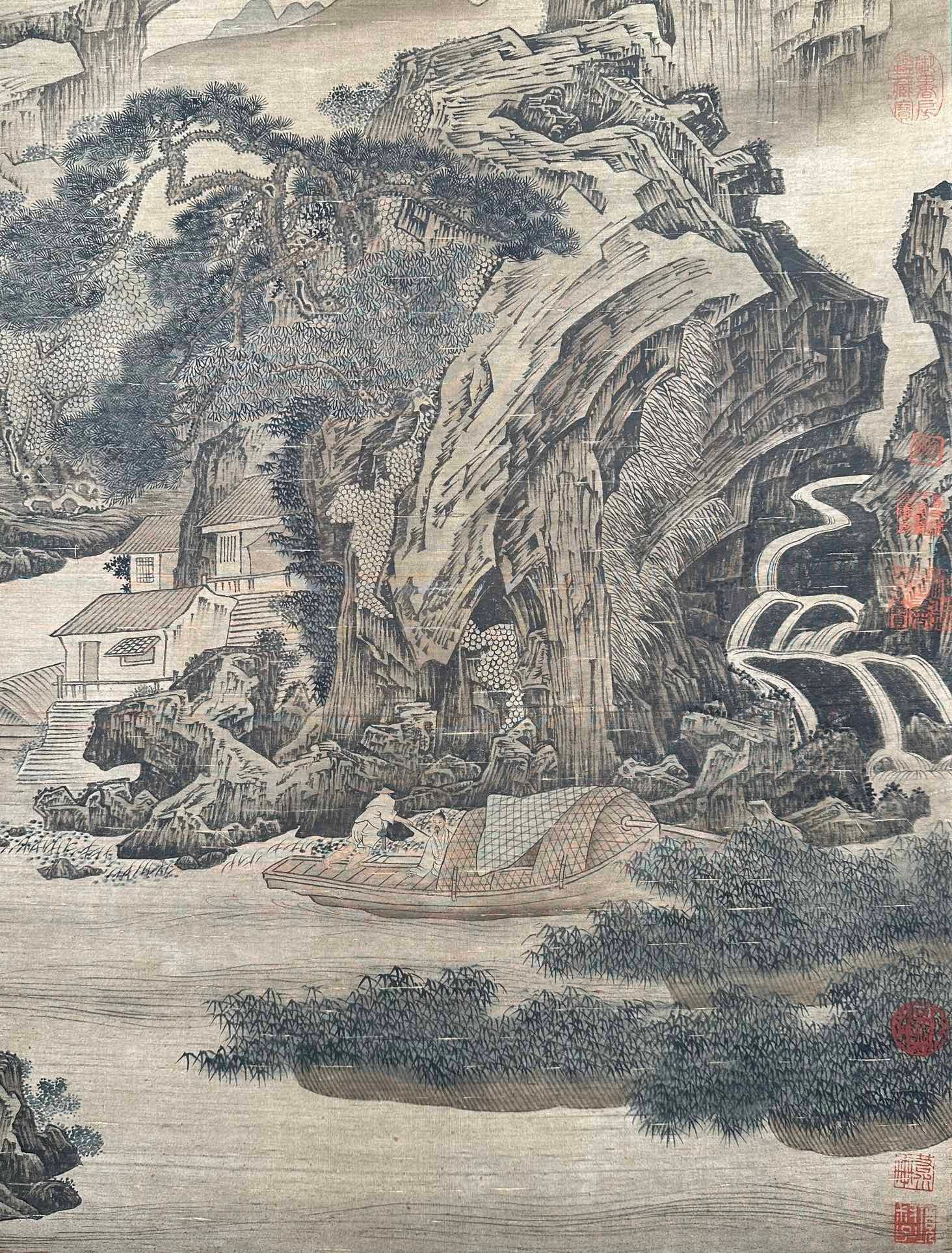 Chinese scroll painting Zhan Ziqian