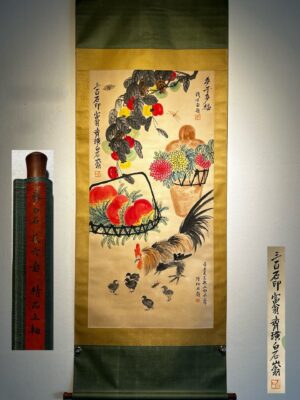 Chinese scroll painting Qi Baishi