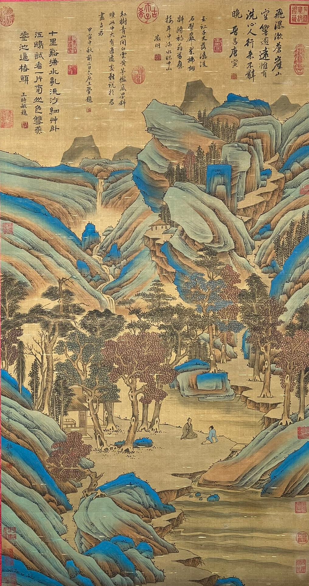Chinese scroll painting Wang Zhenpeng