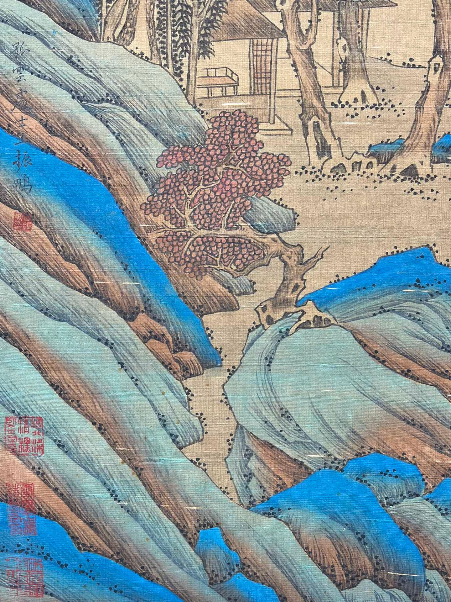 Chinese scroll painting Wang Zhenpeng